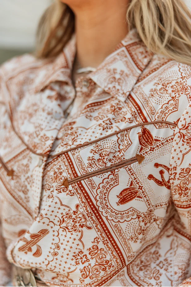Desert Bandana Blouse
