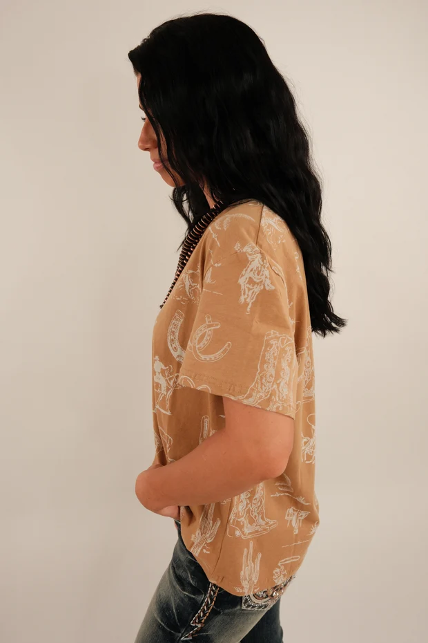 Western Sketch Graphic Tee