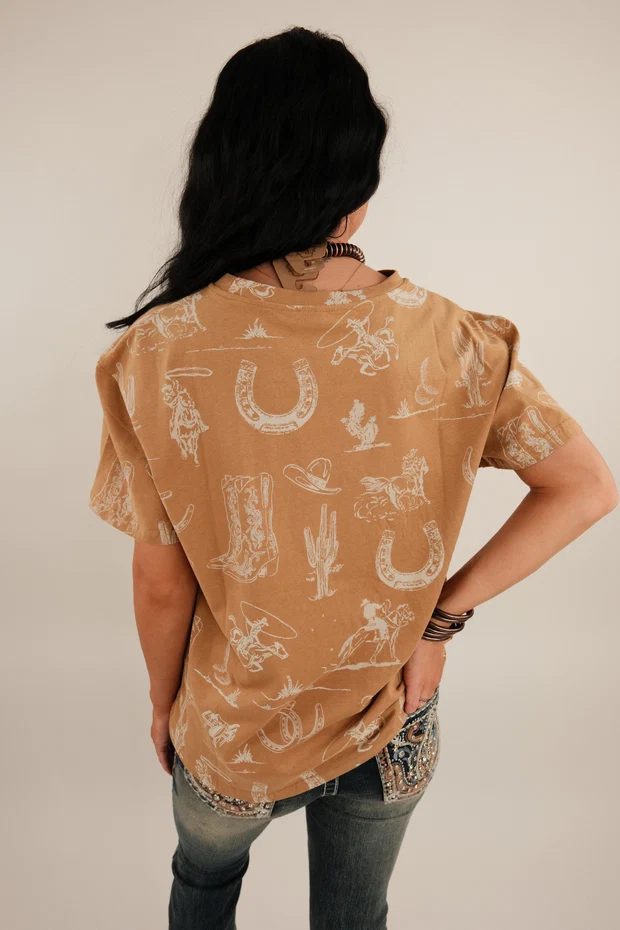 Western Sketch Graphic Tee