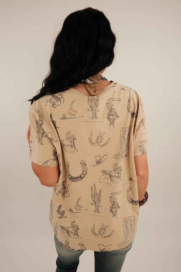 Western Sketch Graphic Tee
