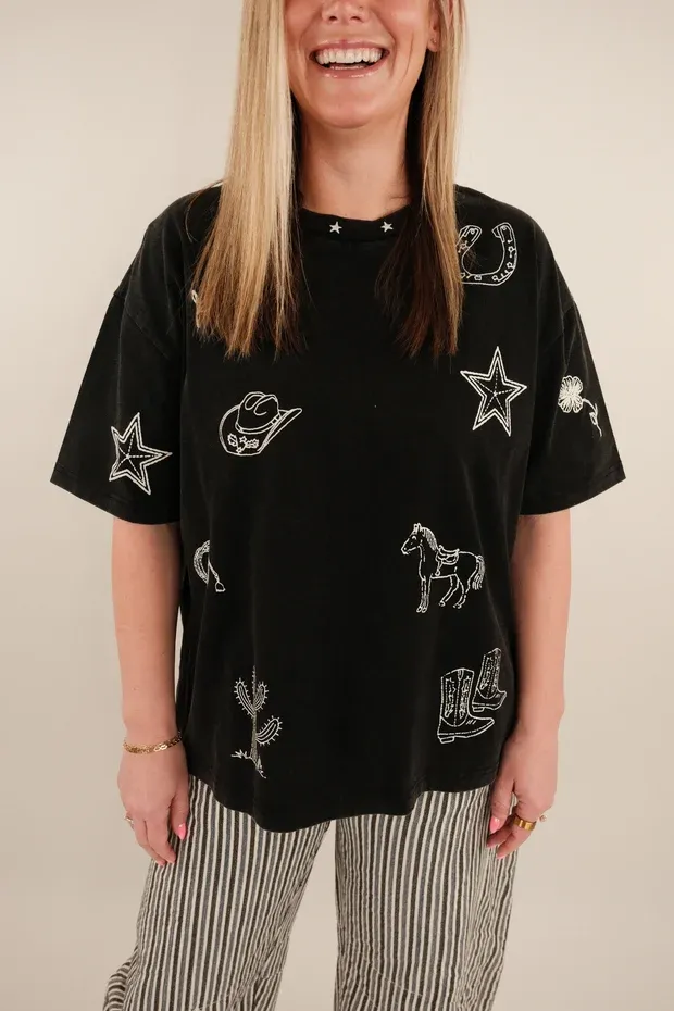 Wild West Boxy Tee