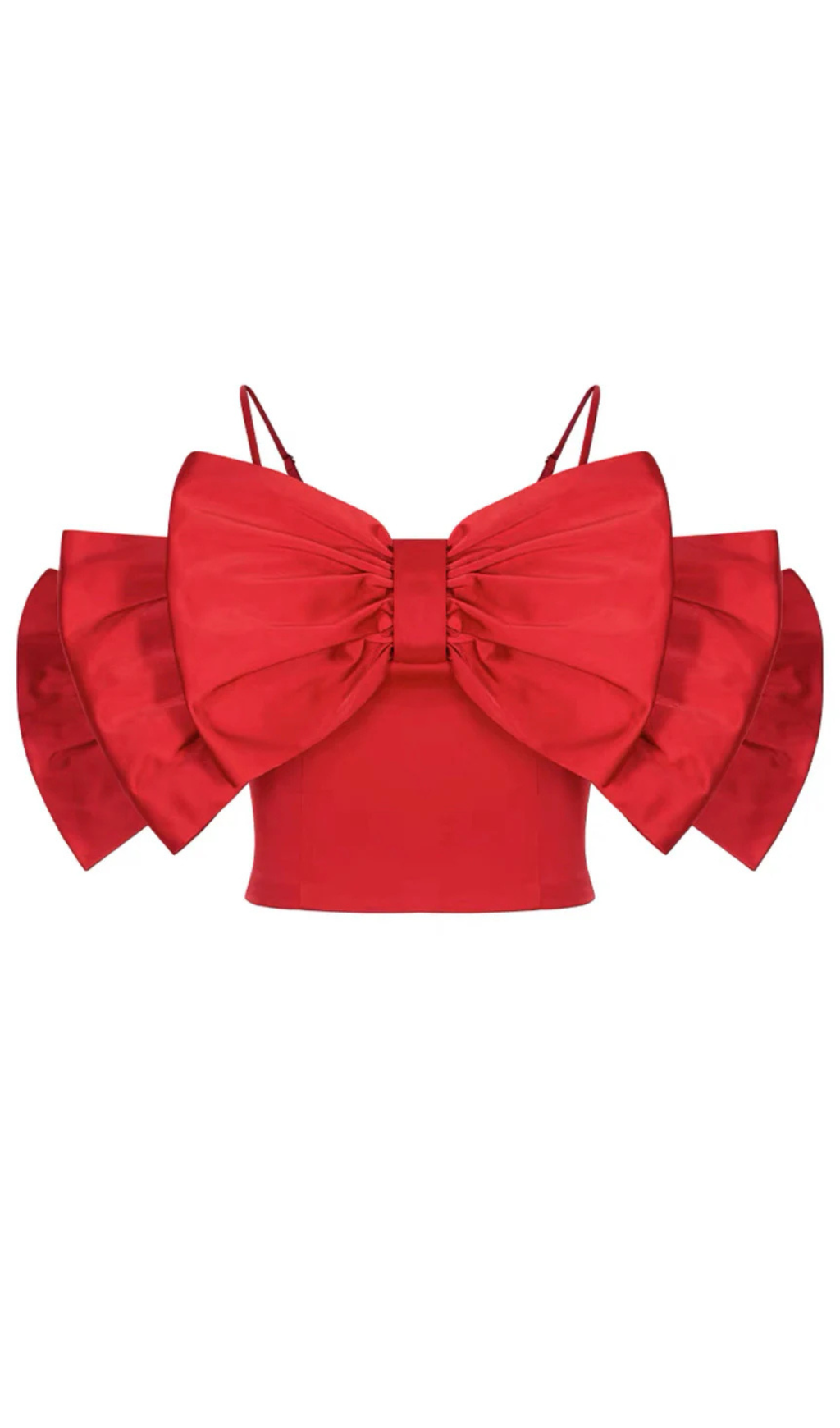 RIBBON TOP - RED – Artofcb
