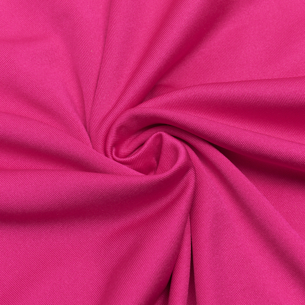 RUFFLED NECKLINE BACK HIGH SLIT MAXI DRESS-Ownci