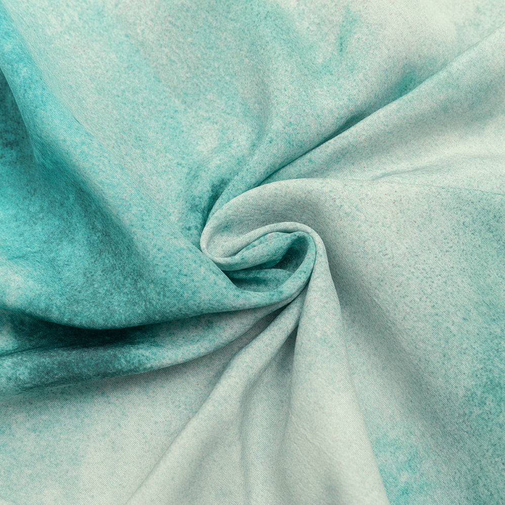 TIE DYE TWIST FRONT WRAP HEM MAXI DRESS-Ownci