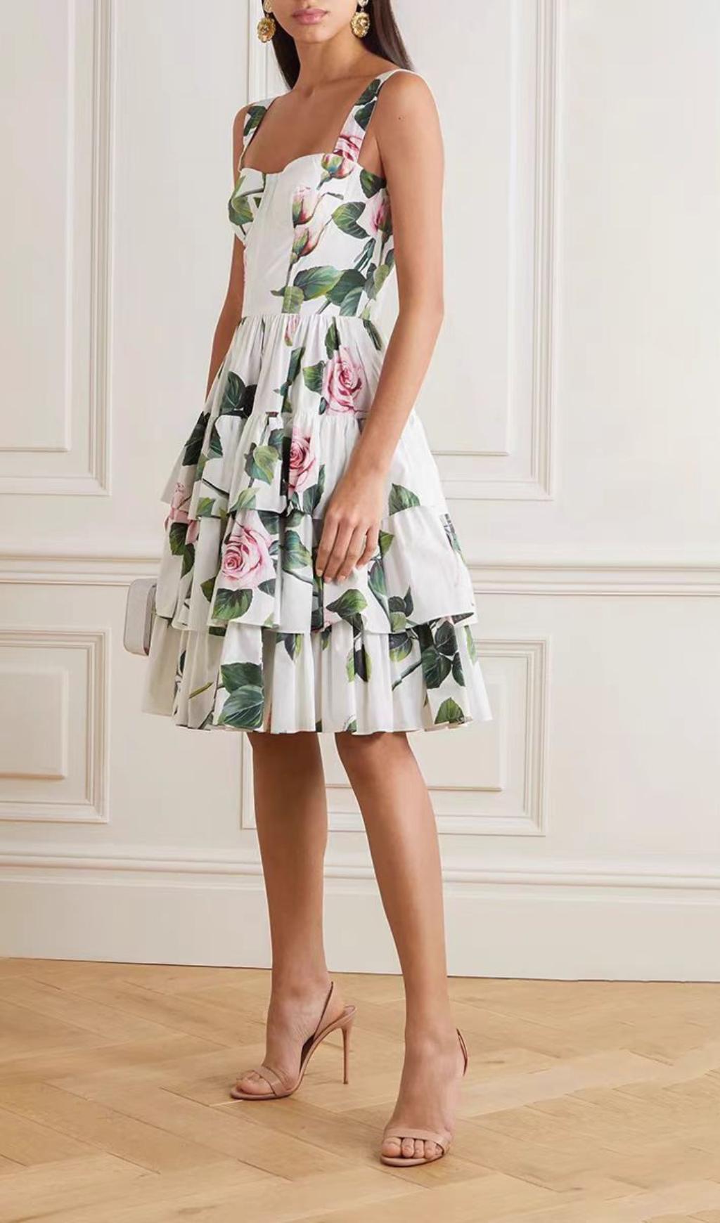 Benedetta Floral Ruffle Dress