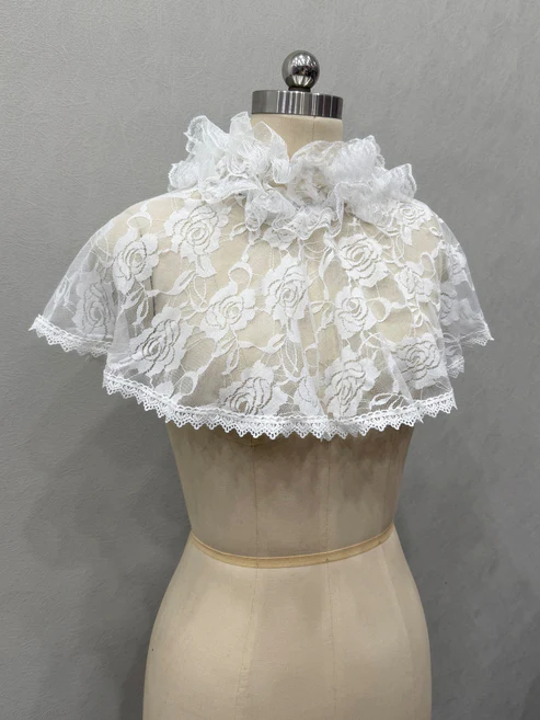 Elegant Cape Saoirse Midi Dress - Ivory