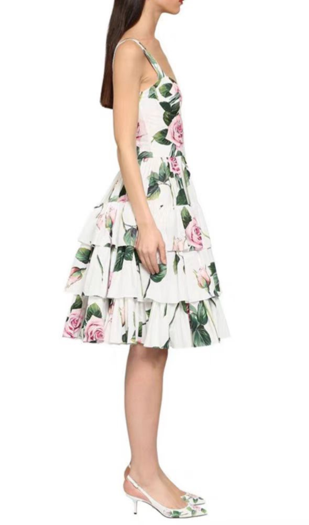 Benedetta Floral Ruffle Dress