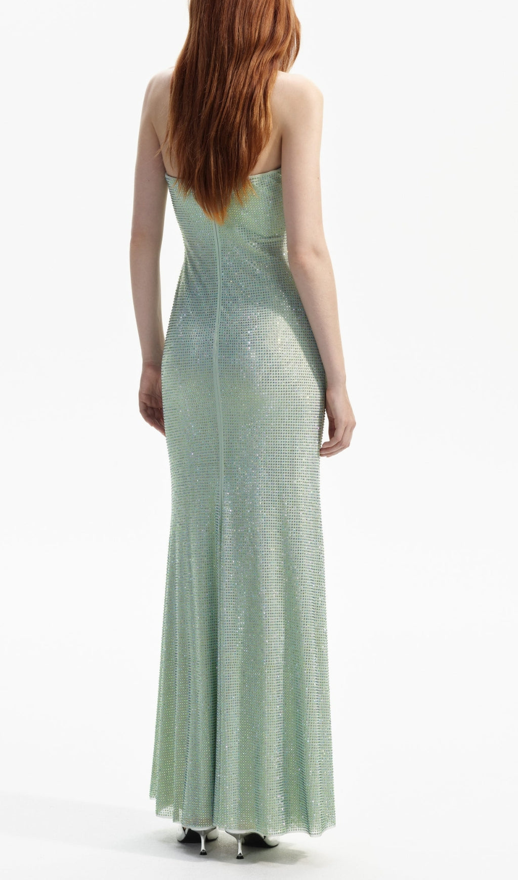 ARNELLE CRYSTAL EMBELLISHED MAXI DRESS