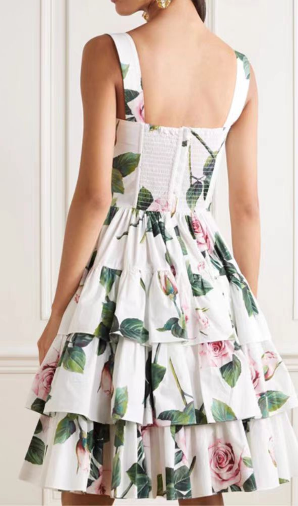 Benedetta Floral Ruffle Dress