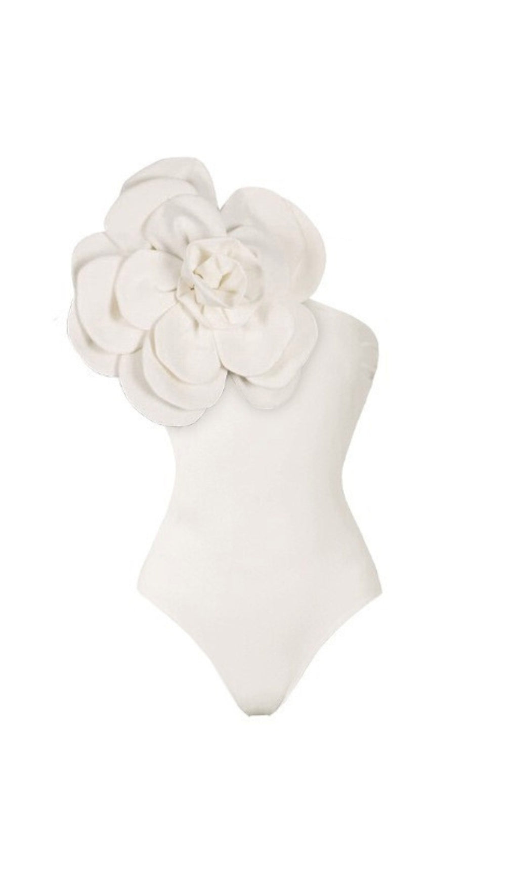 ANNE WHITE EXAGGERATED 3D FLOWER TOP – Artofcb