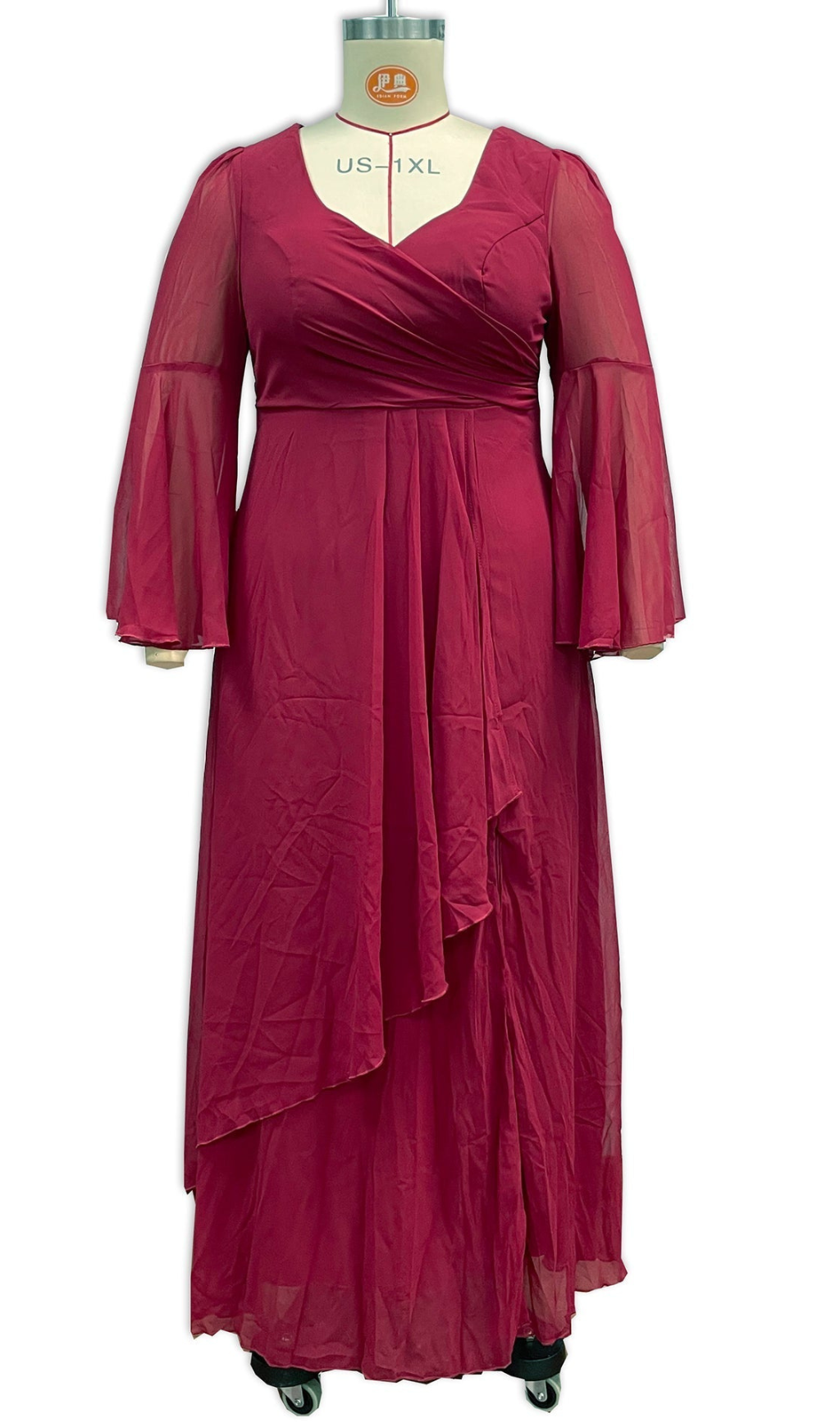 Persephone V-Neck Split Maxi Dress