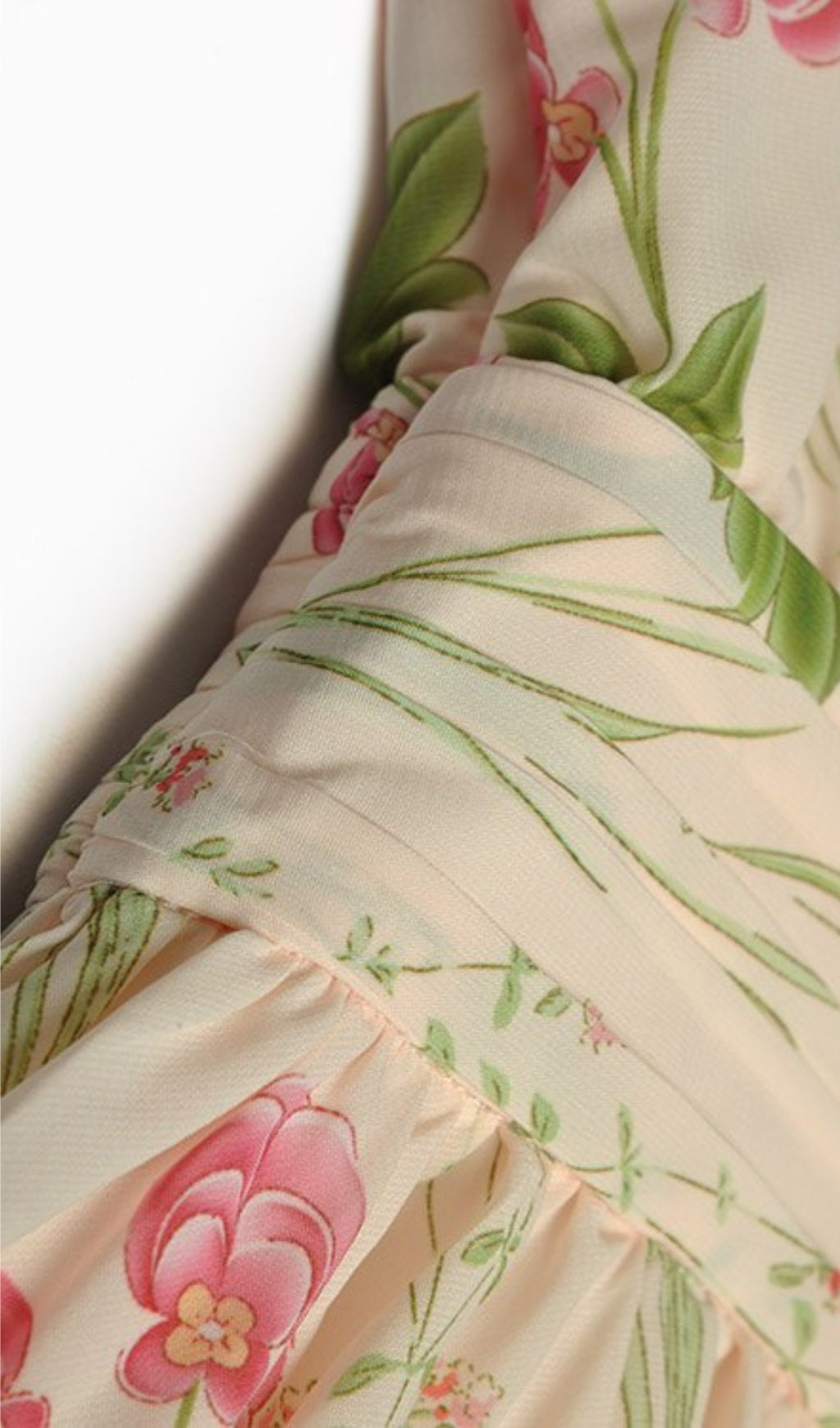 SILK FLORAL MAXI DRESS-Ownci