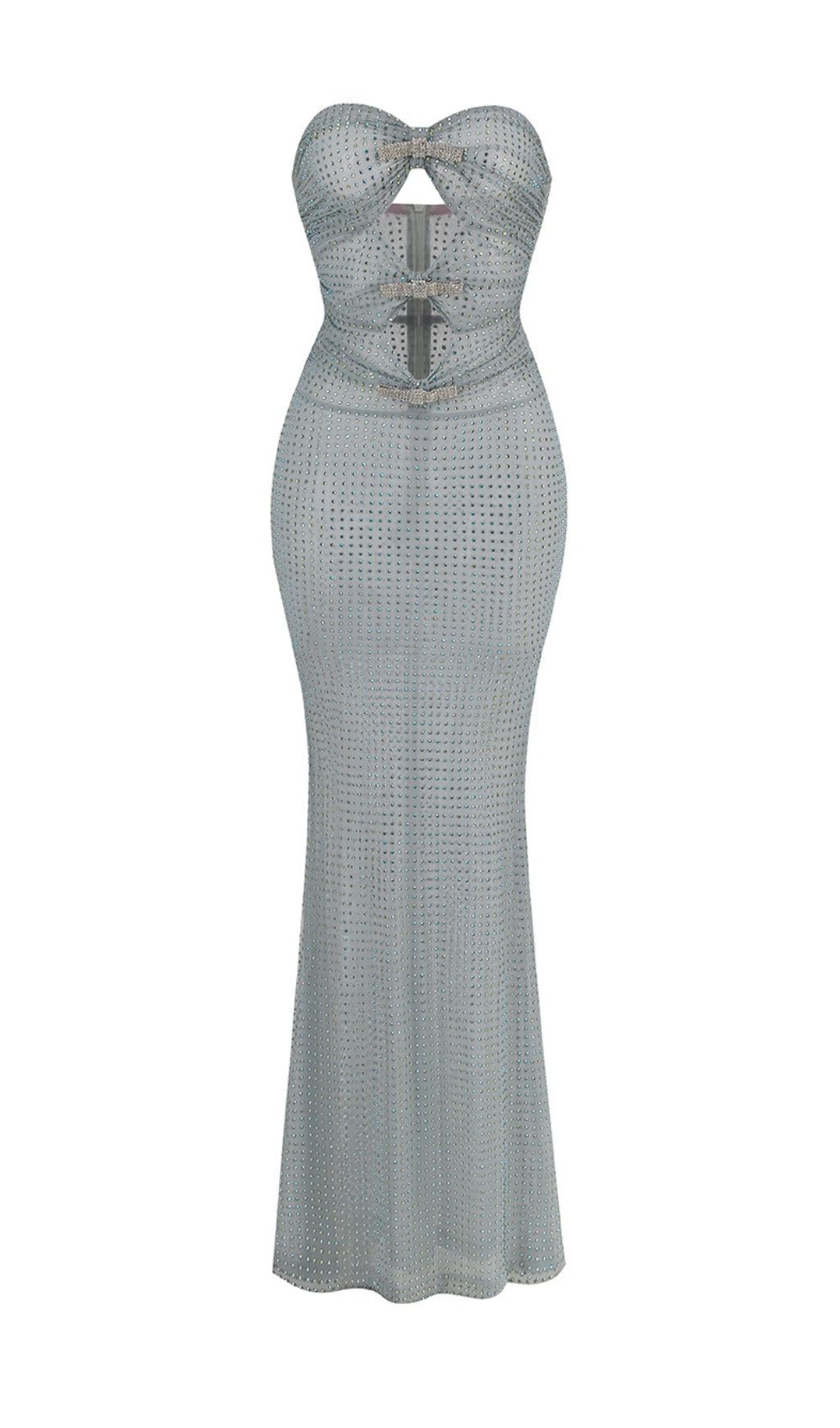 ARNELLE CRYSTAL EMBELLISHED MAXI DRESS