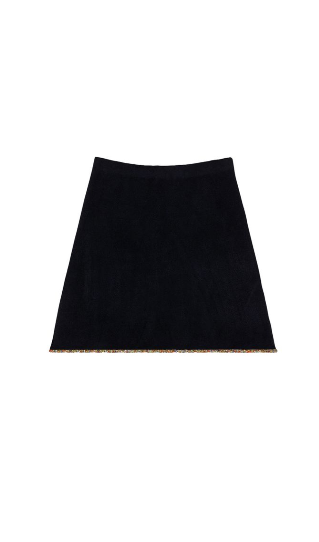 VELVET EMBELLISHED MINI SKIRT-Ownci