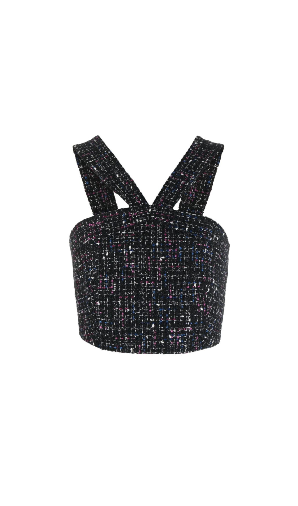 TWEED CROP TOP-Ownci