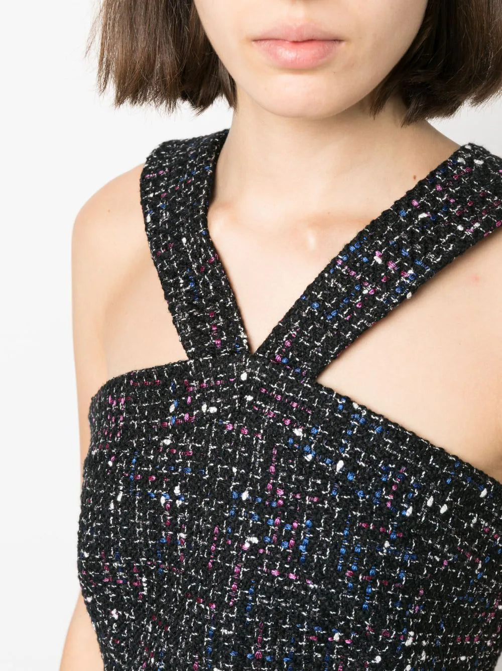 TWEED CROP TOP-Ownci