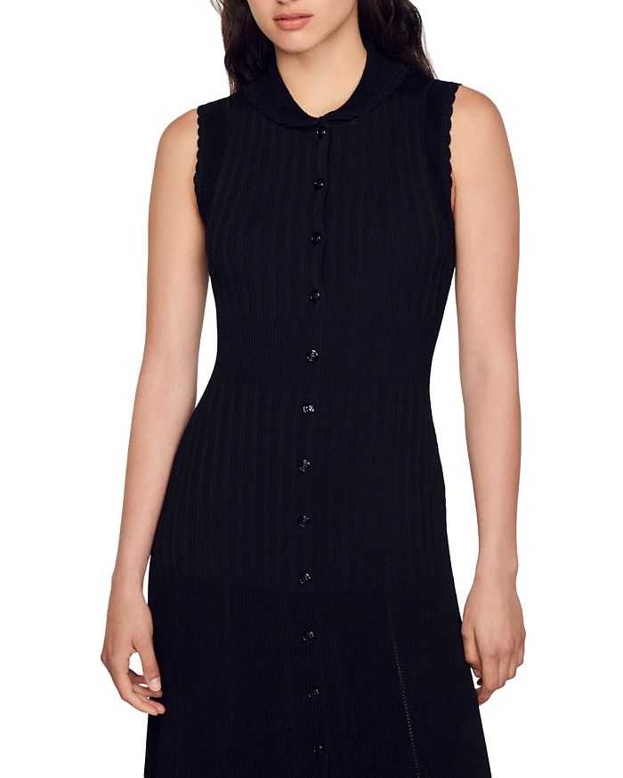 SLEEVELESS RIBBED KNIT MAXI DRESS-Ownci