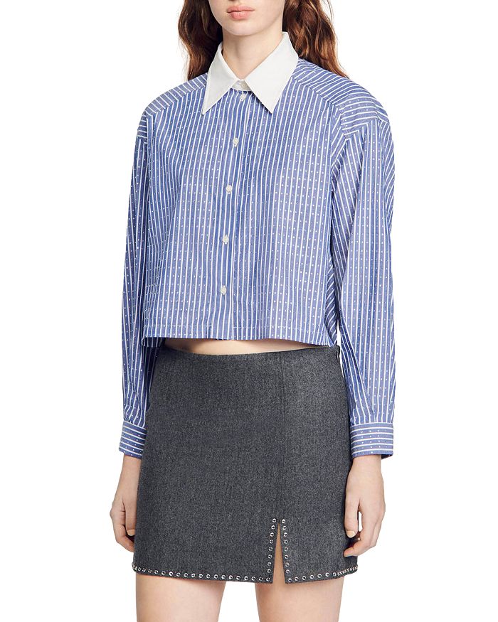 SADY EMBELLISHED MINI SKIRT-Ownci