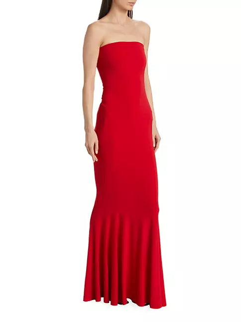 STRAPLESS FISHTAIL GOWN-Ownci