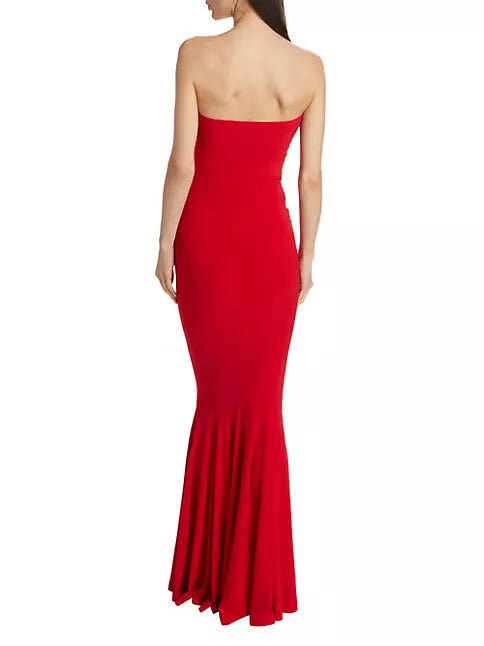 STRAPLESS FISHTAIL GOWN-Ownci