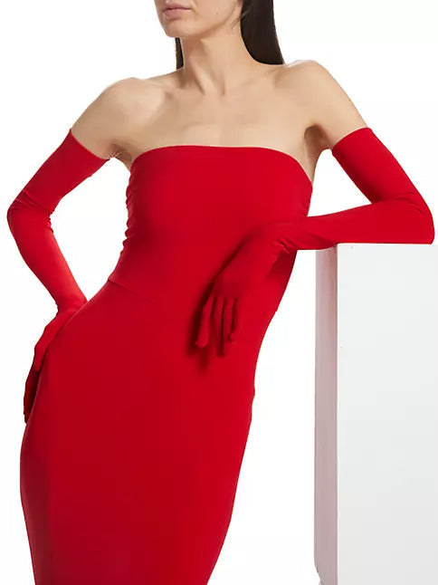 STRAPLESS FISHTAIL GOWN-Ownci