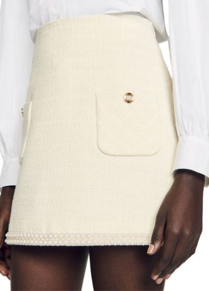 VAYIE TWEED SKIRT-Ownci