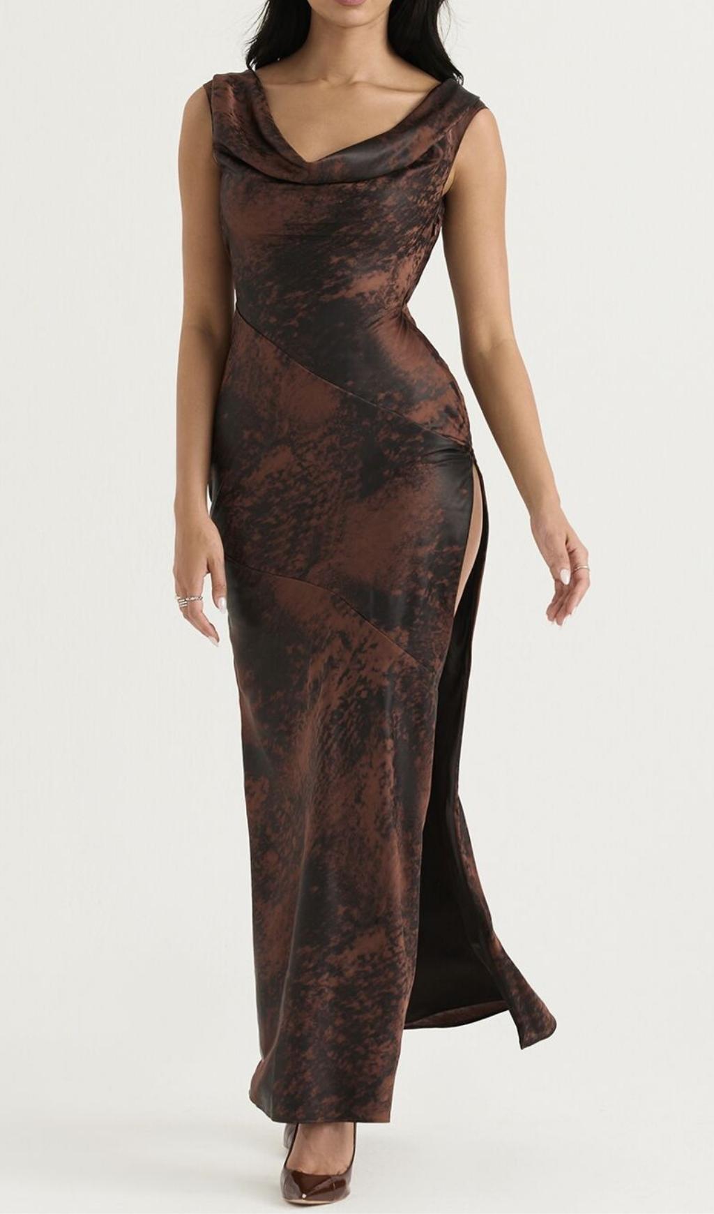 knee length dresses for ladies Esther Maxi Dress - Copper - Buy Women's Dresses main image 0