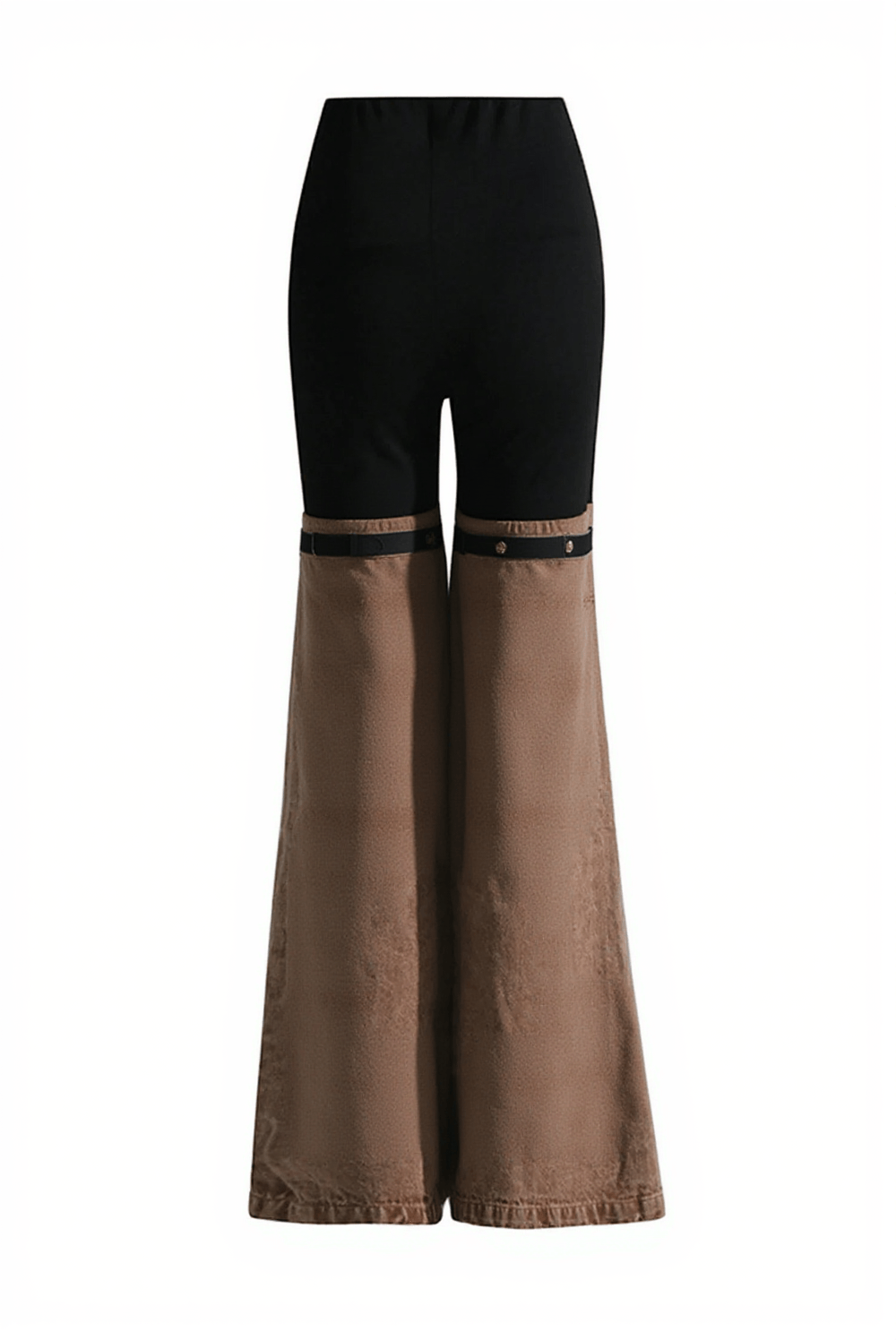 Kallipateira High Waist Color Block Wide Leg Pants