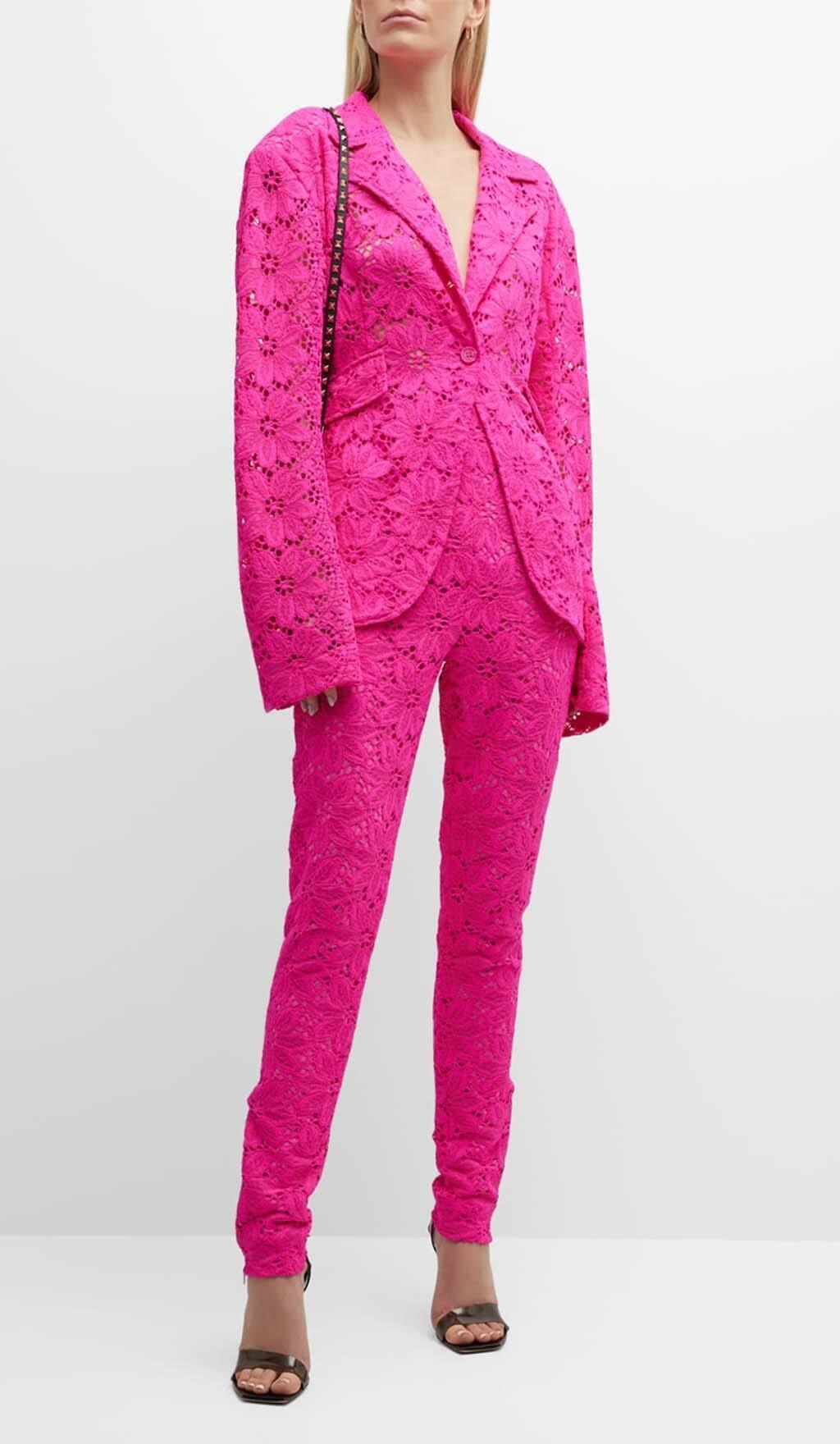 Lace-Up Plunging Two-Piece Suits main image 1