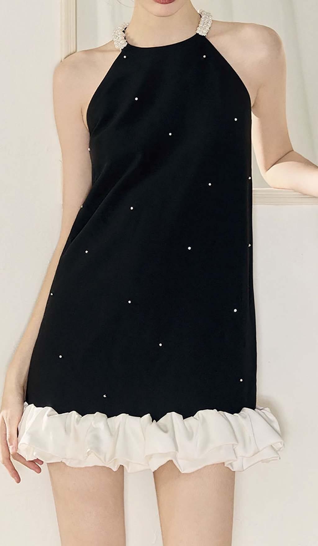 約5.3万円 タグ付 Arobe Pearl Frill Dress BLACK ED0442299124_F2_grande.jpg?v=