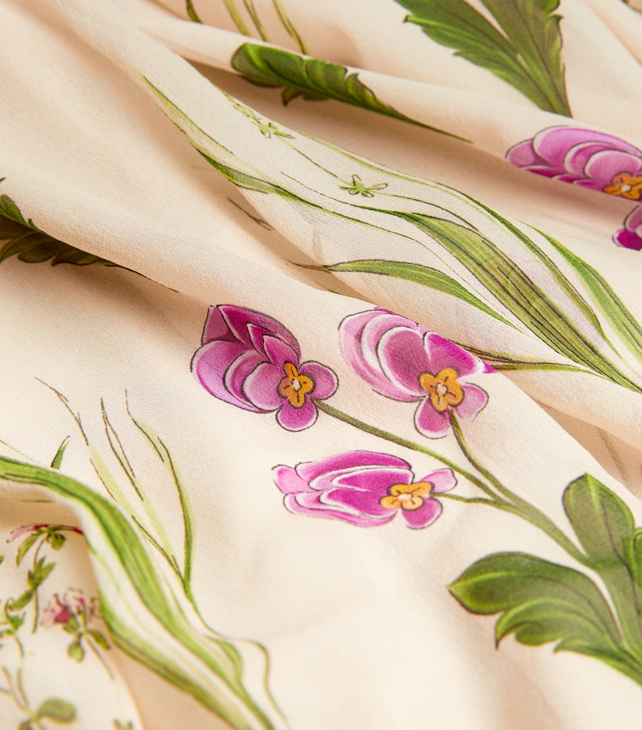 SILK FLORAL MAXI DRESS-Ownci