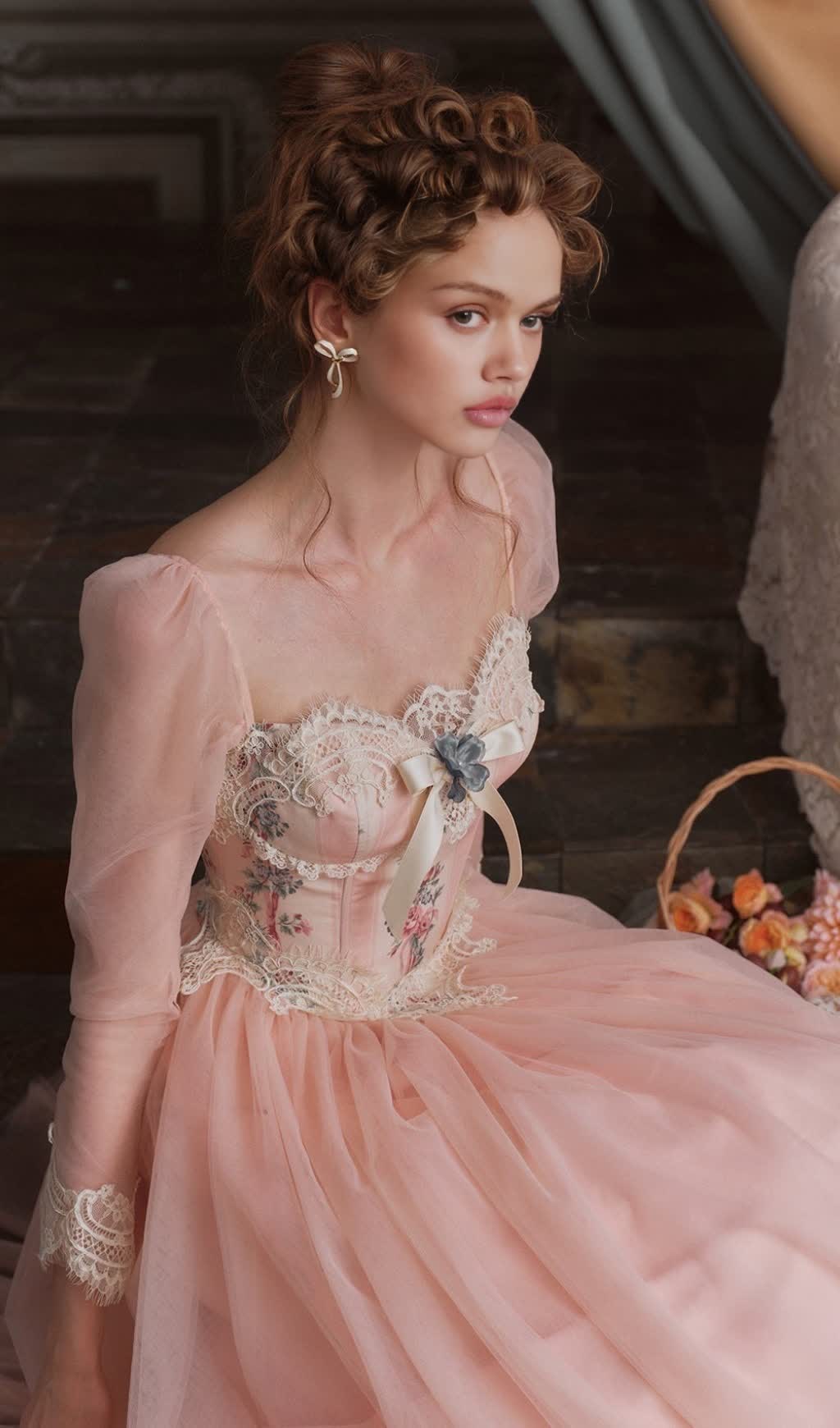 Annalise Long Sleeve Corset Dress