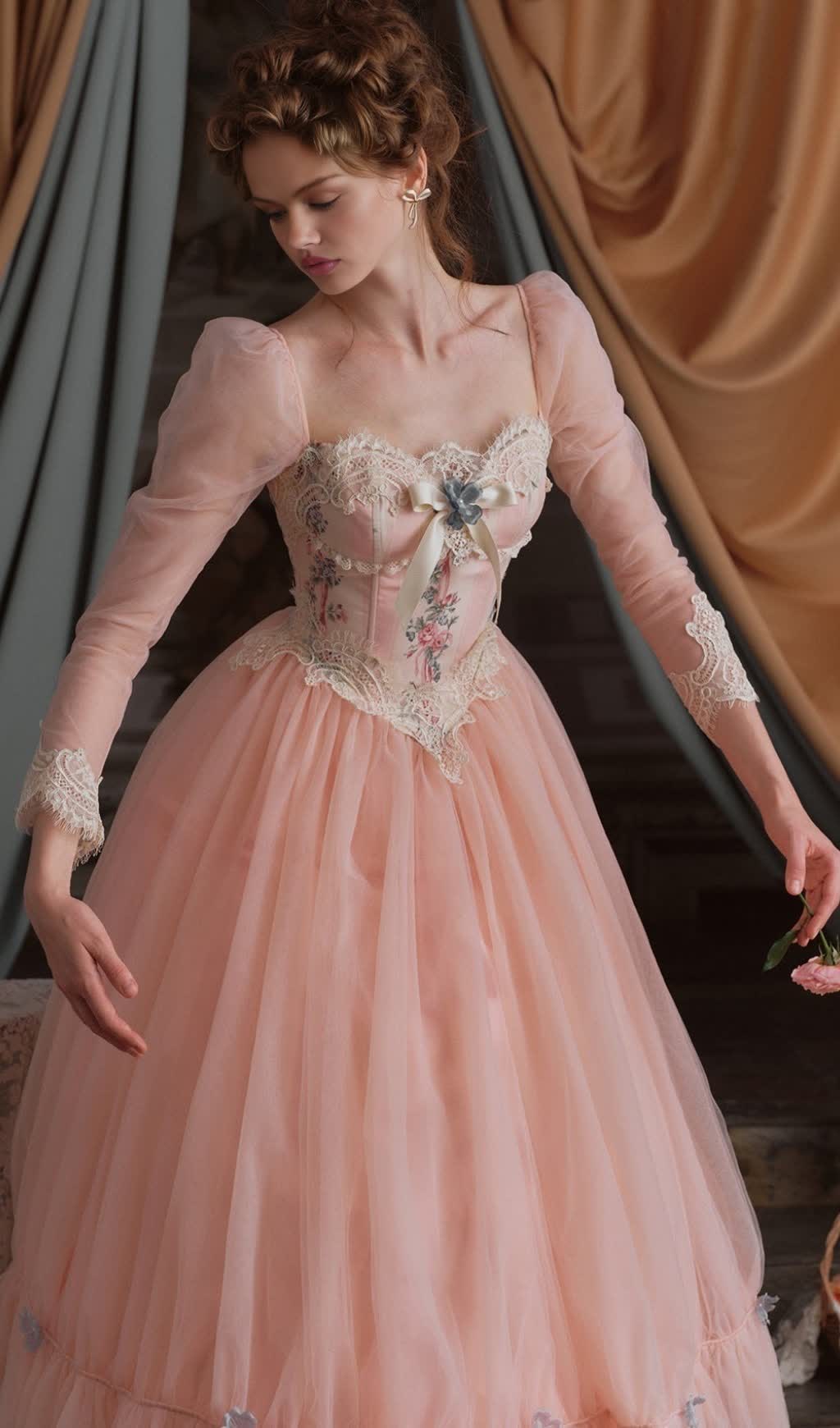 Annalise Long Sleeve Corset Dress