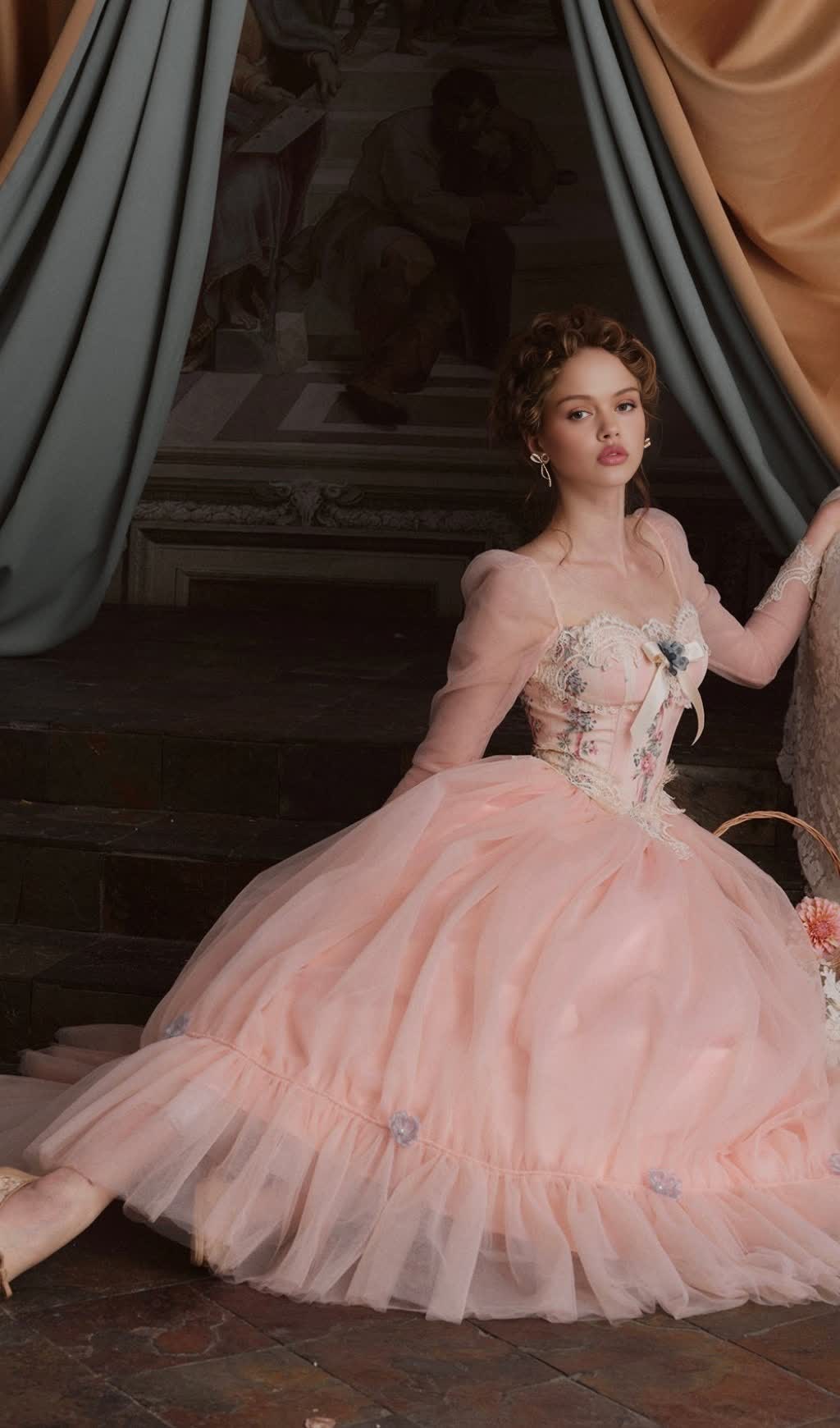 Annalise Long Sleeve Corset Dress