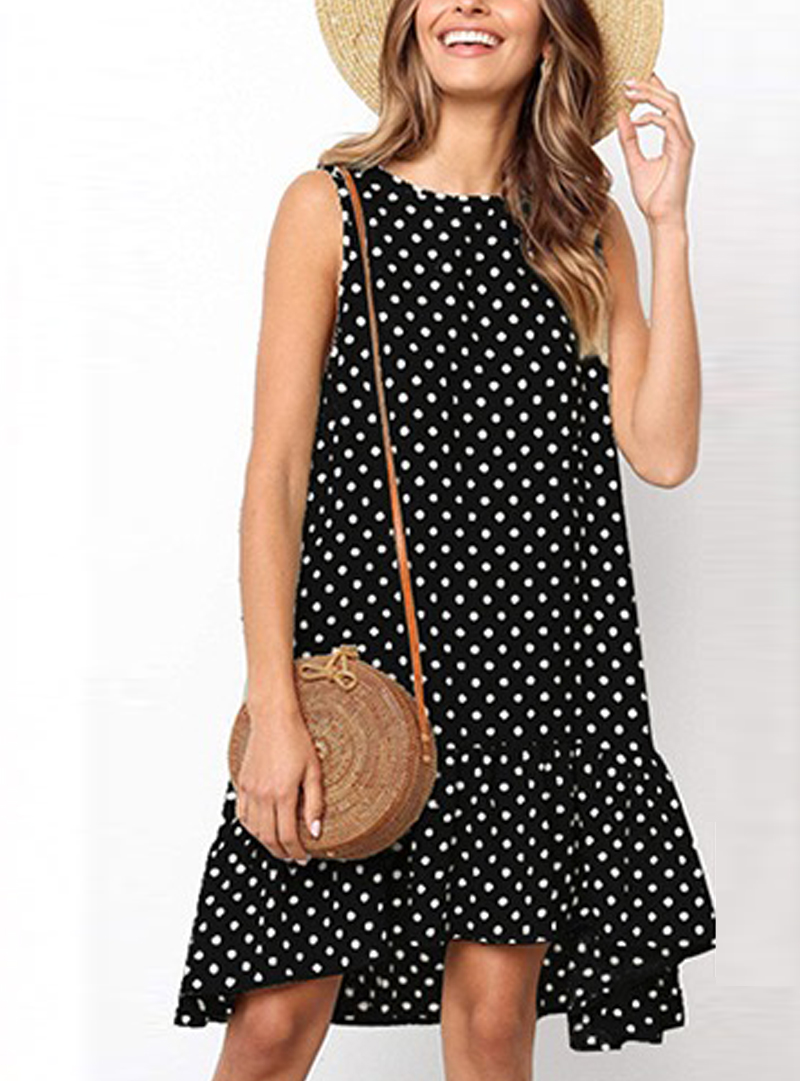 Women's Summer Floral  Sleeveless Dress