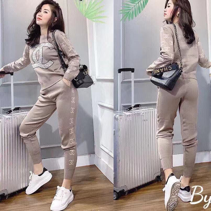 Zip Cardigan Jacket And Leggings 2-Piece Suit