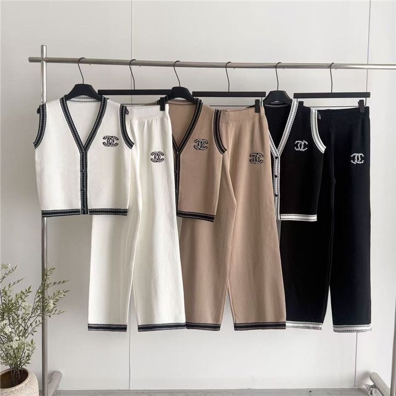 Knitted Sweatshirt And Leggings 2-Piece Suit