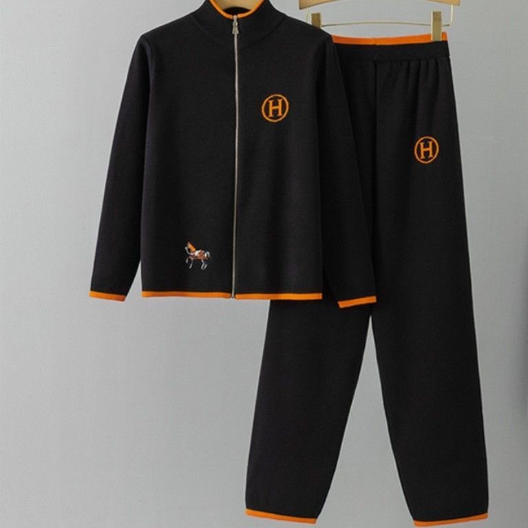 Knitted Sweatshirt And Leggings 2-Piece Suit