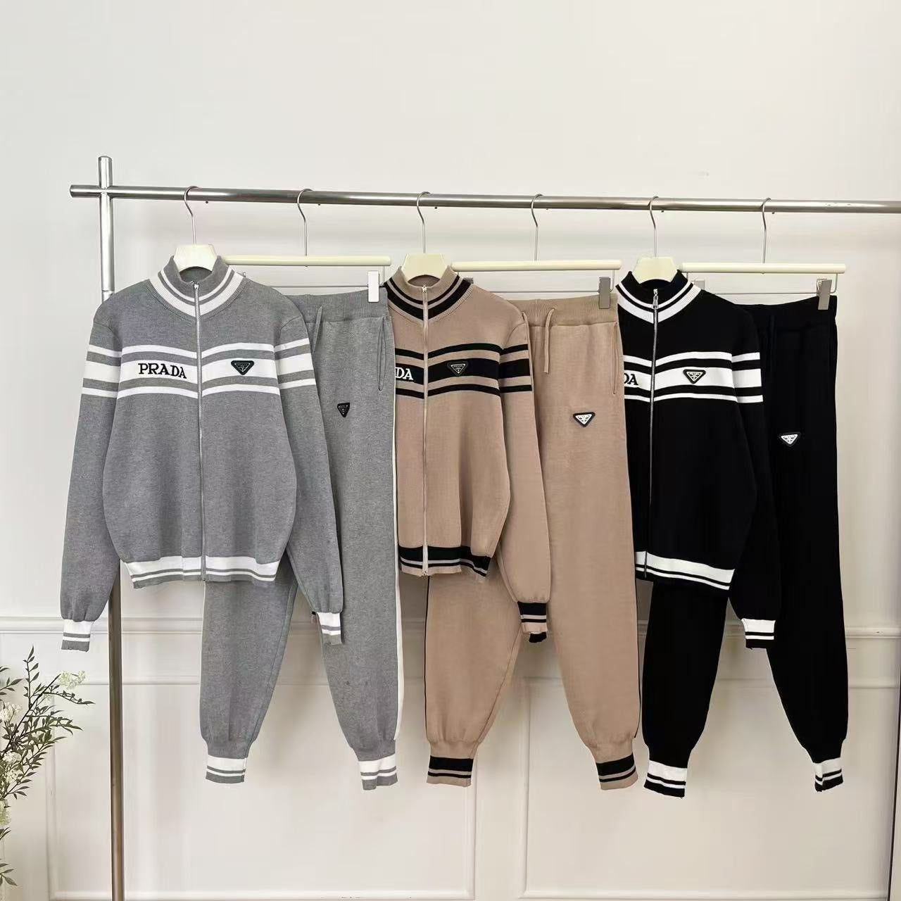 Zip Cardigan Jacket And Leggings 2-Piece Suit