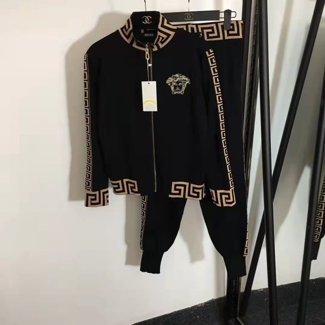 Knitted Sweatshirt And Leggings 2-Piece Suit