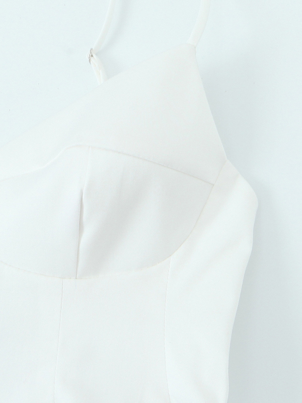 Fashionable spaghetti strap top-chiquechics
