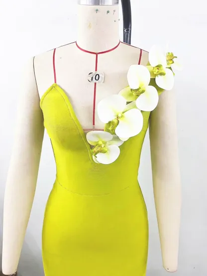  One Shoulder Bodycon Maxi Dress Banquet Gowns
