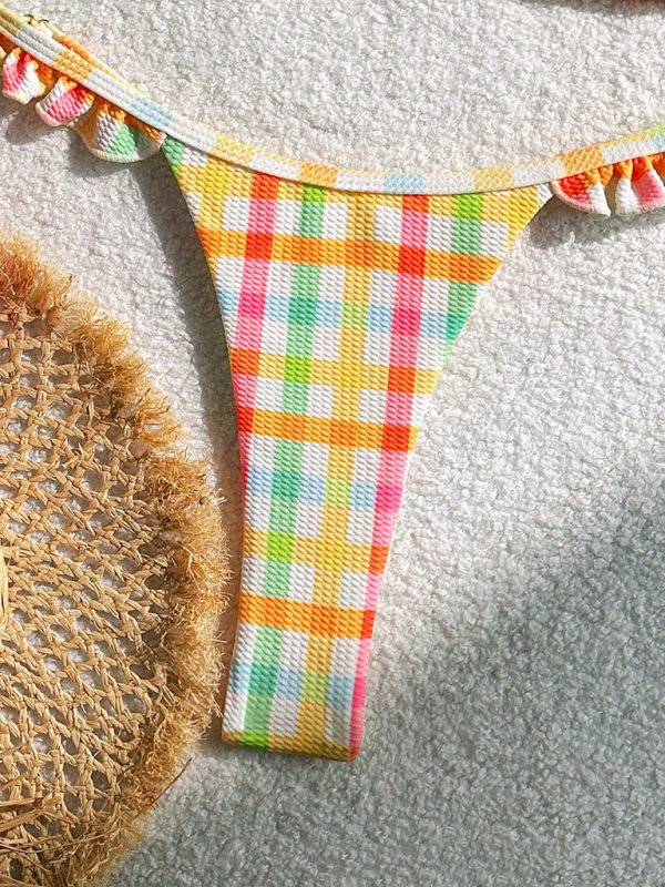 Check lace bikini-chiquechics