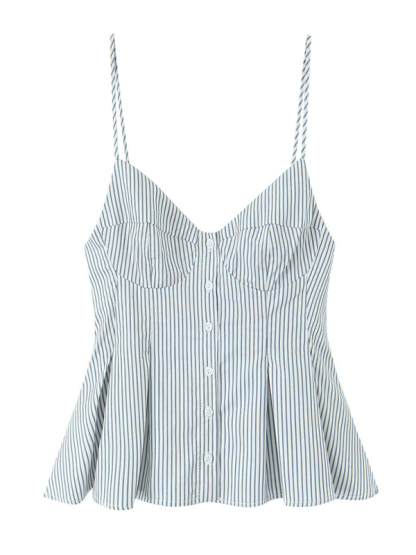 Fashionable spaghetti strap top-chiquechics