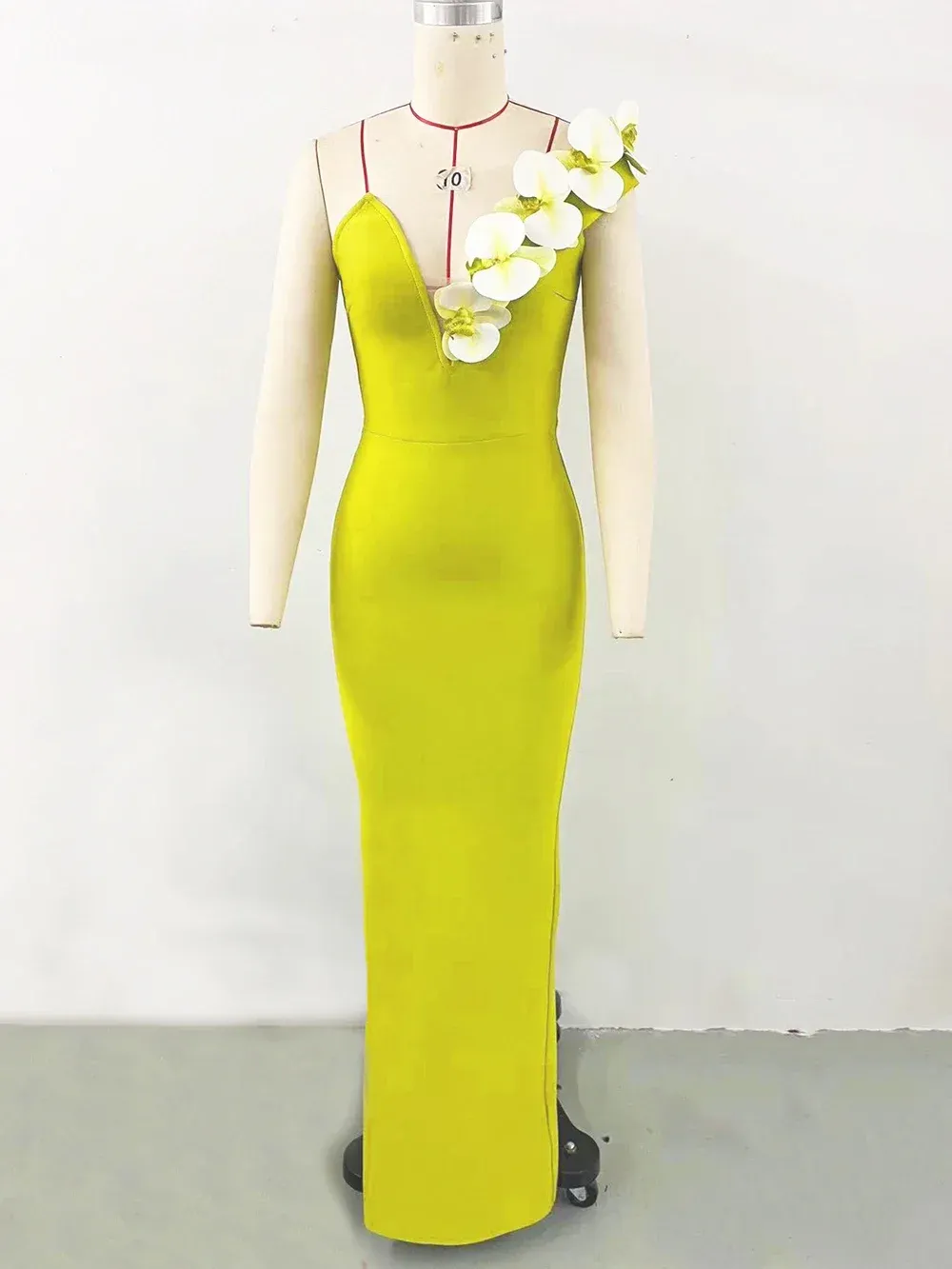  One Shoulder Bodycon Maxi Dress Banquet Gowns