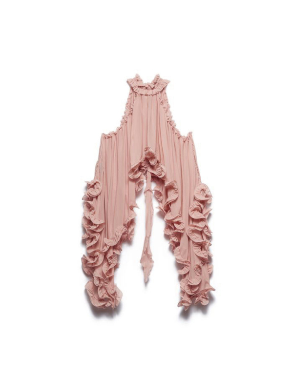New style ruffle sleeveless skirt set-chiquechics