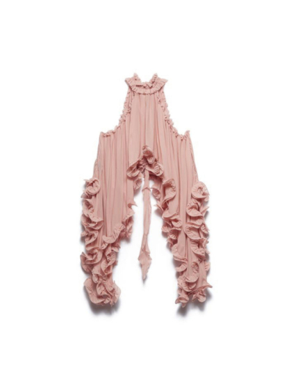 New style ruffle sleeveless skirt set-chiquechics