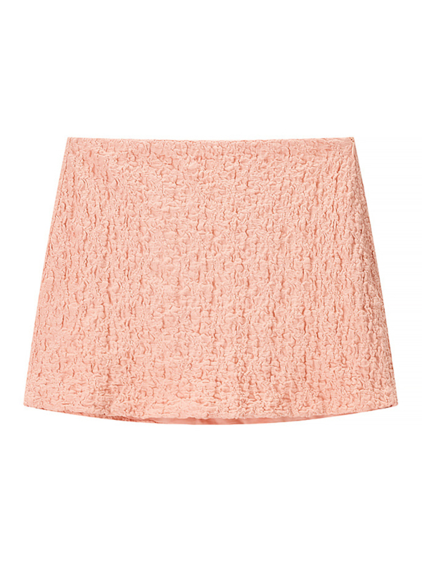 Bandeau Herringbone Top Mini Skirt Set-chiquechics