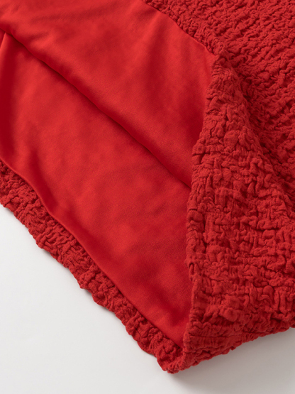 Bandeau Herringbone Top Mini Skirt Set-chiquechics