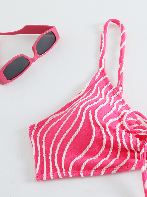 Stripe print bikini-chiquechics